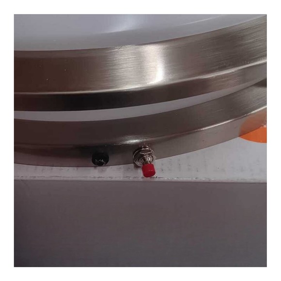 16" Brushed Nickel Selectable LED Flush Mount w/ Motion Sensor & Battery Backup - Picture 7 of 8